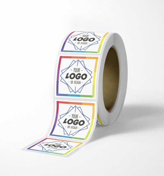 Custom Square Roll Labels
