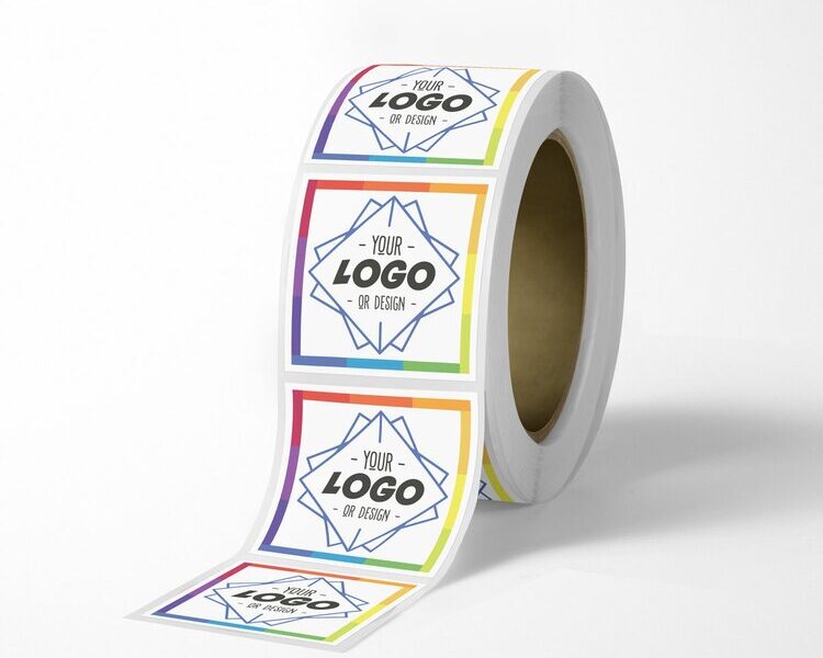 Custom Square Roll Labels